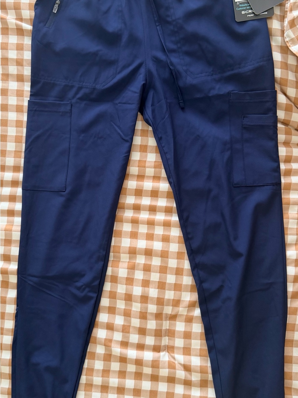 Women’s Navy Cargo Scrub Pants
